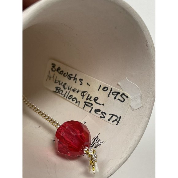 Sandstone Creations  DeGrazia Albuquerque Fiesta Christmas Bell Ornament - Picture 8 of 12